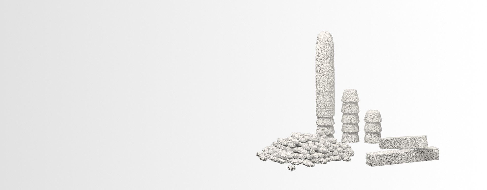 多孔生物陶瓷人工骨图片