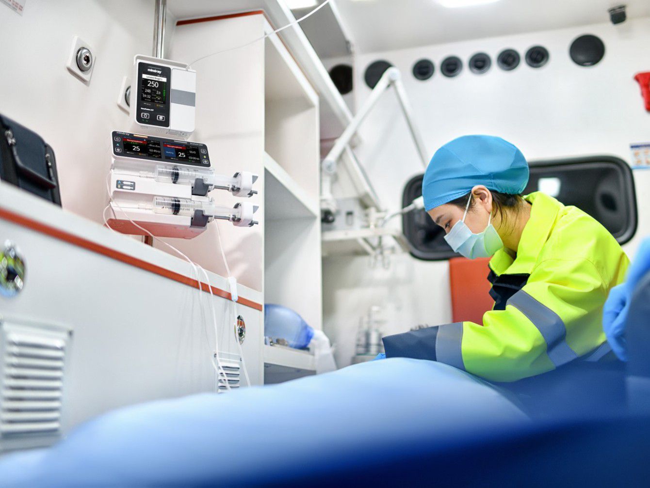 BeneFusion u Series Infusion System satisfies ambulance environment