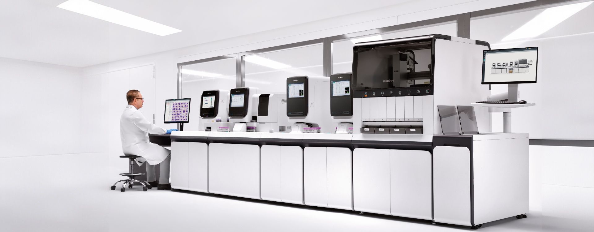 CAL 9000 Cellular Analysis Line with All-in-One Solution - desktop key visual