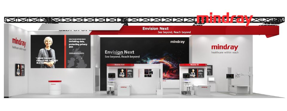 Mindray ECR 2026 Booth at EXPO 5, #508, Austria Center Vienna, Vienna, Austria