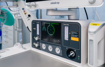 Mindray A7 Anaesthesia Machine operation desk detail