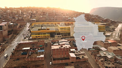 Hospital de Tercer Nivel de Potosí bird view