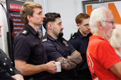 Hertfordshire firefighters participate in donation events