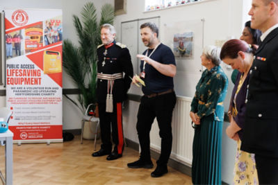 Charity founders and representatives give opening speech