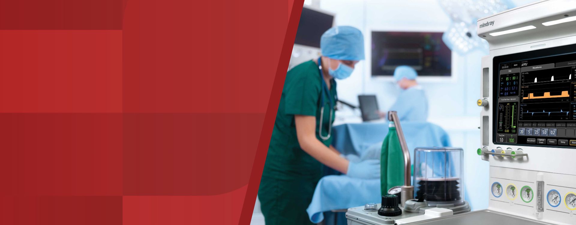 Products Level Hero Image 1920x750 - mindray-mid-low-acuity-anesthesia-1920x750-na